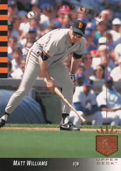 #117 Matt Williams - San Francisco Giants - 1993 SP Baseball