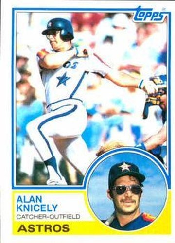 #117 Alan Knicely - Houston Astros - 1983 Topps Baseball