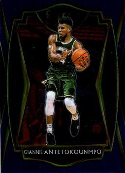 #117 Giannis Antetokounmpo - Milwaukee Bucks - 2020-21 Panini Select - Blue Basketball
