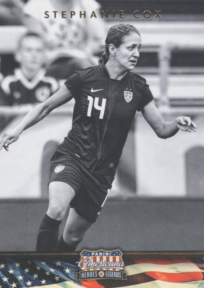 #117 Stephanie Cox - 2012 Panini Americana Heroes & Legends