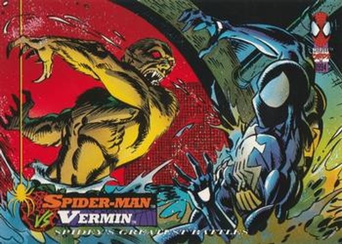 #117 Spider-Man / Vermin - 1994 Fleer The Amazing Spider-Man