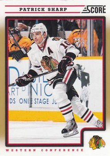 #117 Patrick Sharp - Chicago Blackhawks - 2012-13 Score - Gold Rush Hockey