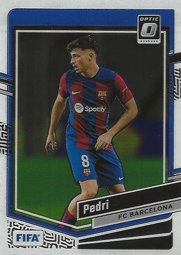 #117 Pedri - FC Barcelona - 2023-24 Donruss - Optic Soccer