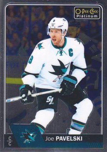 #117 Joe Pavelski - San Jose Sharks - 2016-17 O-Pee-Chee Platinum Hockey