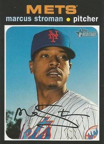 #117 Marcus Stroman - New York Mets - 2020 Topps Heritage Baseball