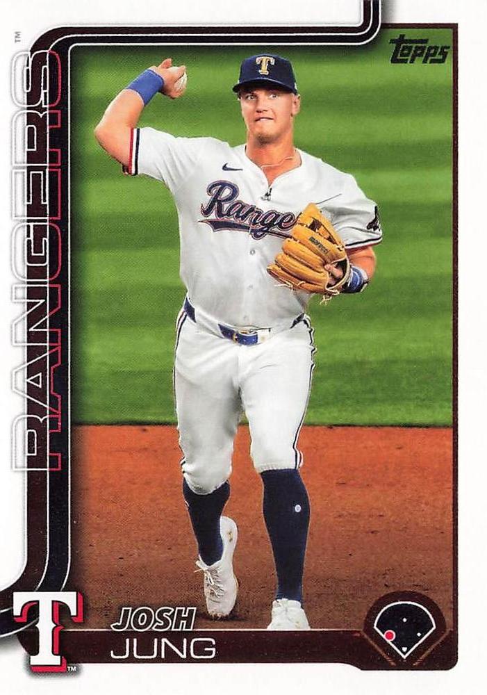 #117 Josh Jung - Texas Rangers - 2025 Topps Baseball