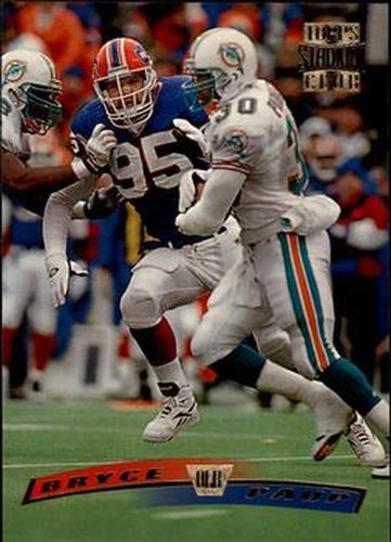 #117 Bryce Paup - Buffalo Bills - 1996 Stadium Club Football