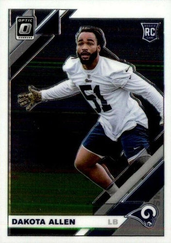 #117 Dakota Allen - Los Angeles Rams - 2019 Donruss Optic Football