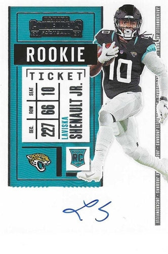 #117b Laviska Shenault Jr. - Jacksonville Jaguars - 2020 Panini Contenders Football