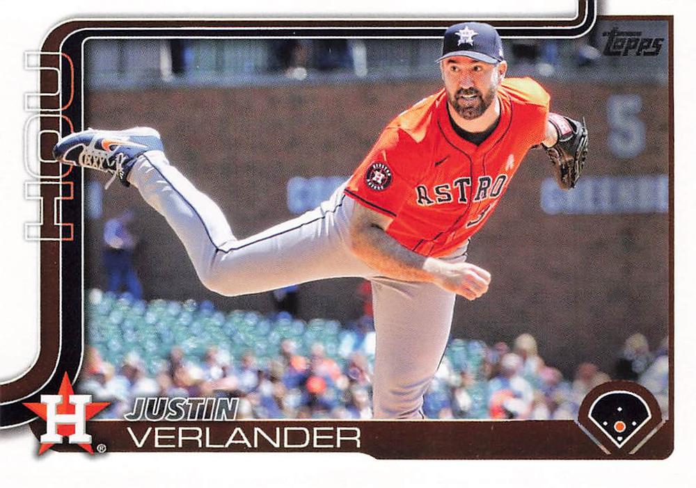 #118 Justin Verlander - Houston Astros - 2025 Topps Baseball