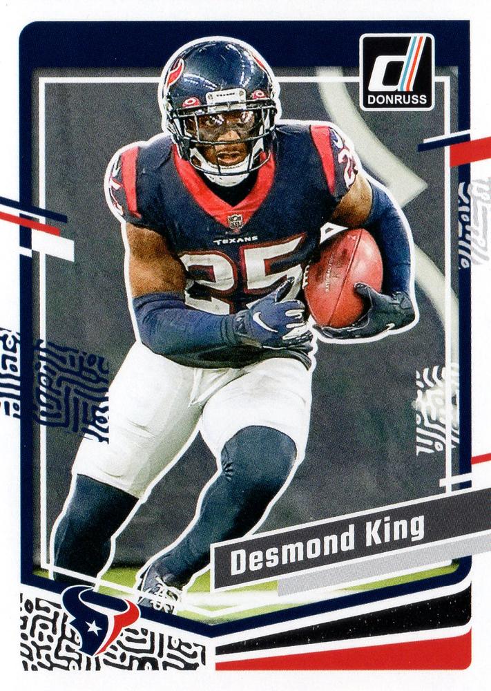 #118 Desmond King - Houston Texans - 2023 Donruss Football