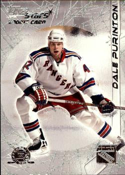 #118 Dale Purinton - New York Rangers - 2000-01 Topps Stars Hockey