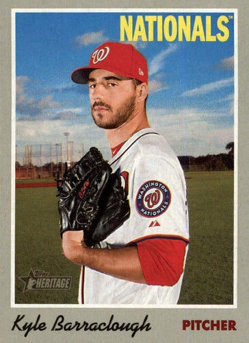 #118 Kyle Barraclough - Chicago Cubs - 2019 Topps Heritage Baseball