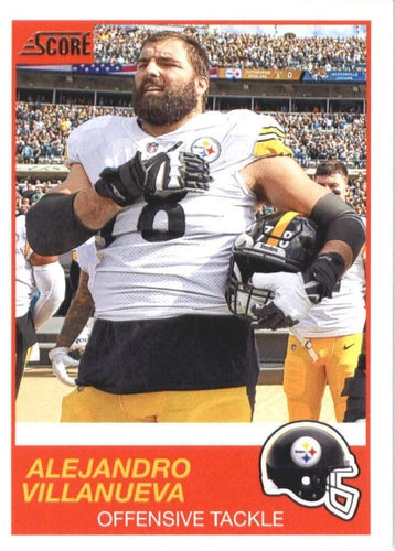 #118 Alejandro Villanueva - Pittsburgh Steelers - 2019 Score Football