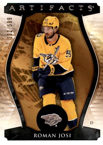 #118 Roman Josi - Nashville Predators - 2023-24 Upper Deck Artifacts Hockey