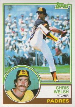 #118 Chris Welsh - San Diego Padres - 1983 Topps Baseball