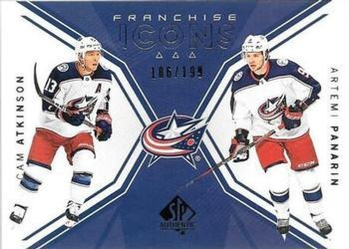 #118 Cam Atkinson / Artemi Panarin - Columbus Blue Jackets - 2018-19 SP Authentic Hockey