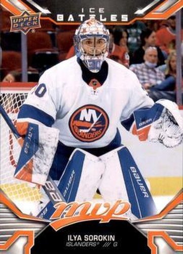 #118 Ilya Sorokin - New York Islanders - 2022-23 Upper Deck MVP - Ice Battles Hockey