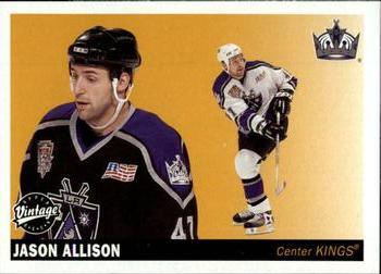 #118 Jason Allison - Los Angeles Kings - 2002-03 Upper Deck Vintage Hockey