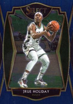 #118 Jrue Holiday - Milwaukee Bucks - 2020-21 Panini Select - Blue Basketball