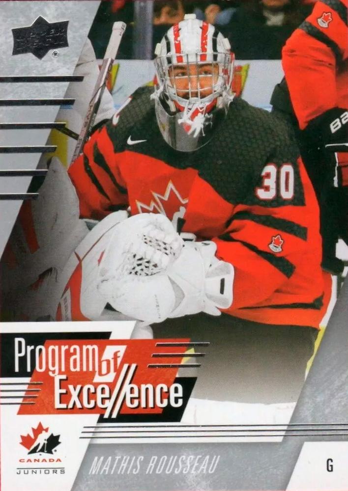 #118 Mathis Rousseau - Canada - 2024 Upper Deck Team Canada Juniors Hockey