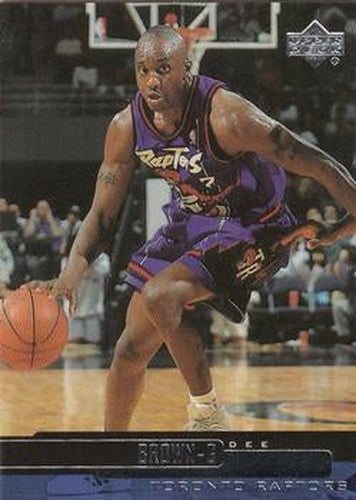 #118 Dee Brown - Toronto Raptors - 1999-00 Upper Deck Basketball