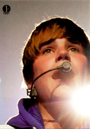#119 Puzzle Two 2/9 Upper Middle - 2010 Panini Justin Bieber
