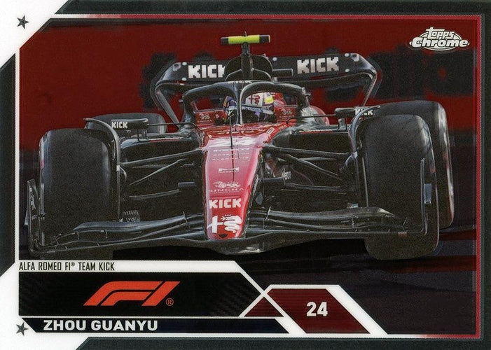 #119 Zhou Guanyu - Alfa Romeo F1 Team Kick - 2023 Topps Chrome Formula 1 Racing