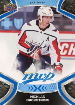 #119 Nicklas Backstrom - Washington Capitals - 2021-22 Upper Deck MVP - Blue Hockey