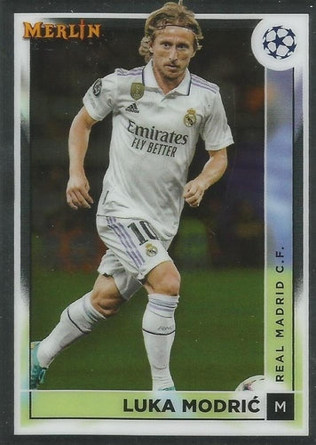 #119 Luka Modri - Real Madrid CF - 2022-23 Merlin Chrome UEFA Club Competitions Soccer