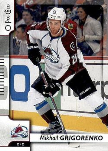 #119 Mikhail Grigorenko - Colorado Avalanche - 2017-18 O-Pee-Chee Hockey