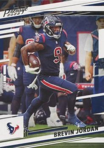 #119 Brevin Jordan - Houston Texans - 2022 Panini Prestige Football