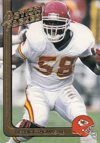 #119 Derrick Thomas - Kansas City Chiefs - 1991 Action Packed Football