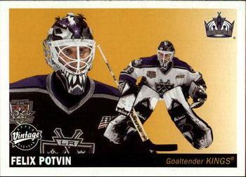 #119 Felix Potvin - Los Angeles Kings - 2002-03 Upper Deck Vintage Hockey