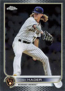 #119 Josh Hader - Milwaukee Brewers - 2022 Topps Chrome Baseball