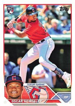 #119 Oscar Gonzalez - Cleveland Guardians - 2023 Topps Baseball