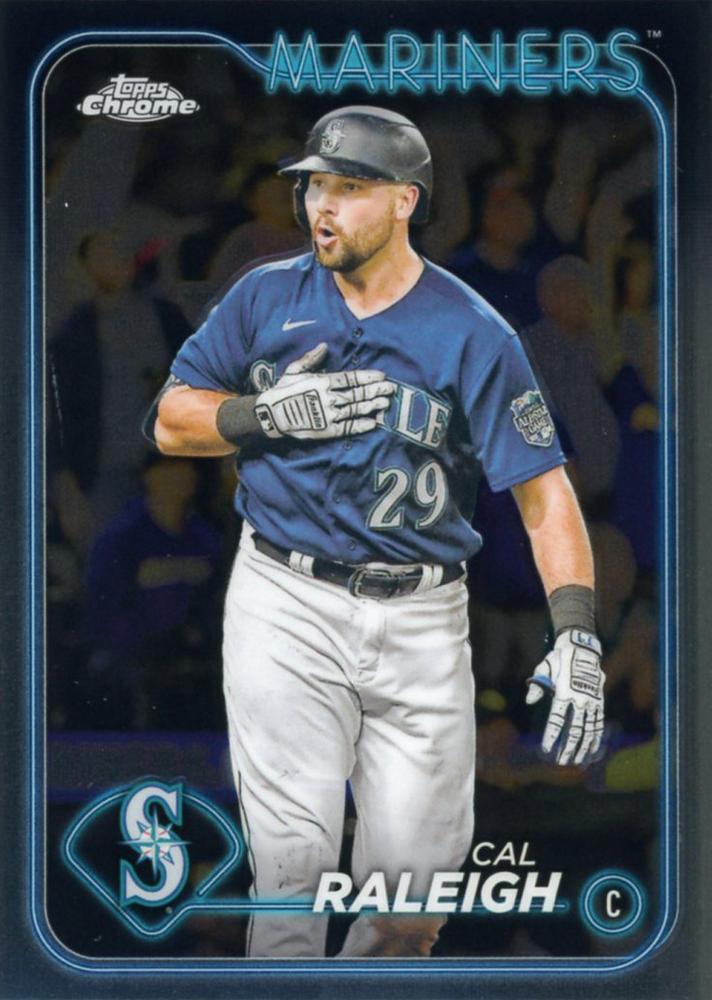#119 Cal Raleigh - Seattle Mariners - 2024 Topps Chrome Baseball