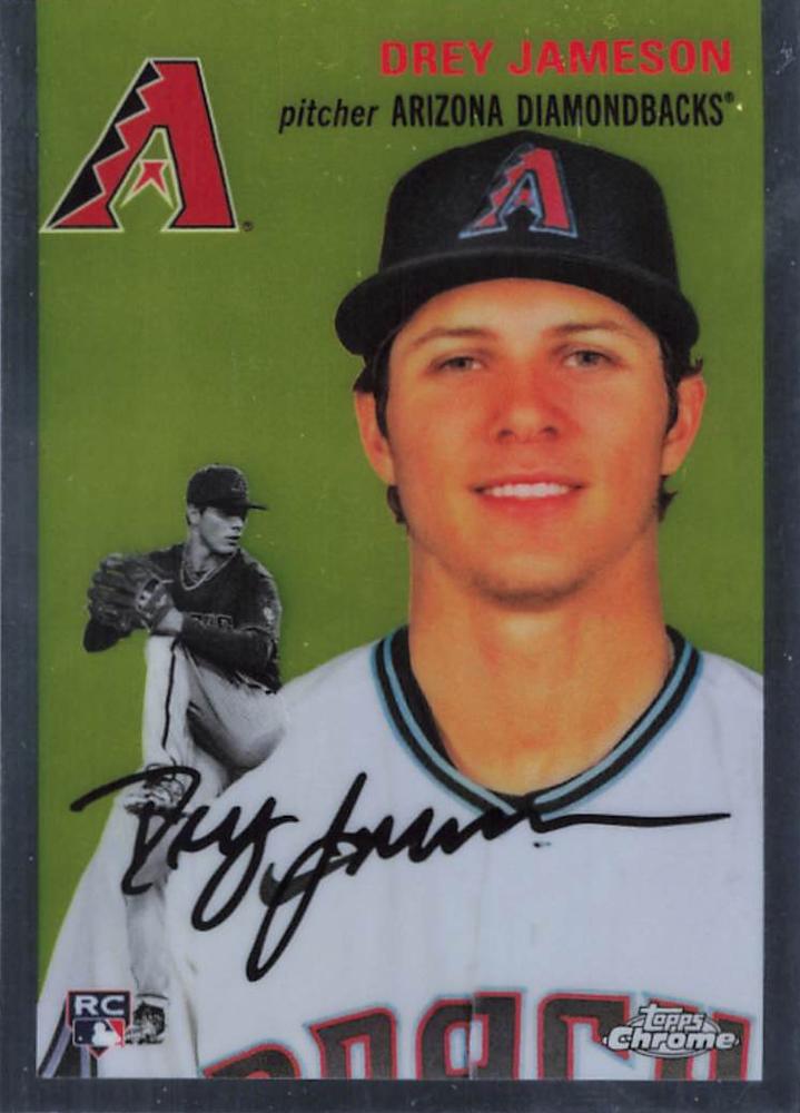 #119 Drey Jameson - Arizona Diamondbacks - 2023 Topps Chrome Platinum Anniversary Baseball