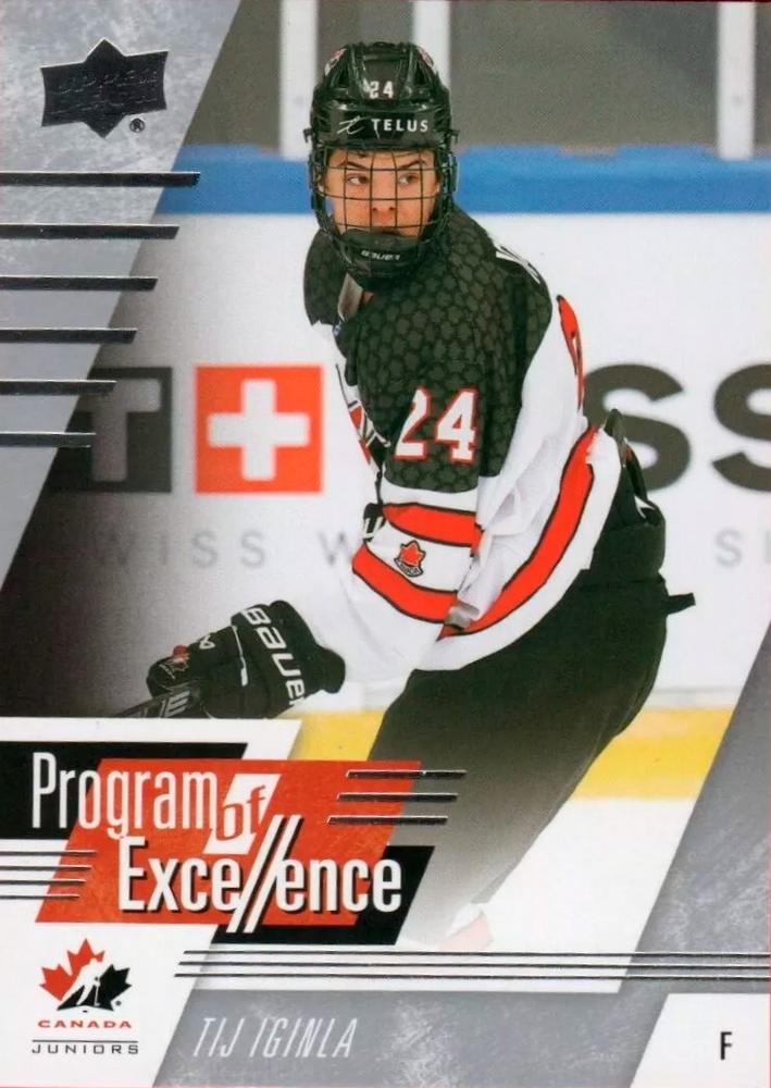 #119 Tij Iginla - Canada - 2024 Upper Deck Team Canada Juniors Hockey