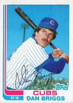 #11T Dan Briggs - Chicago Cubs - 1982 Topps Traded Baseball
