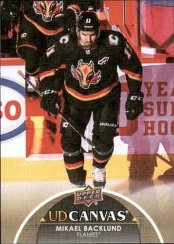 #C11 Mikael Backlund - Calgary Flames - 2021-22 Upper Deck - UD Canvas Hockey