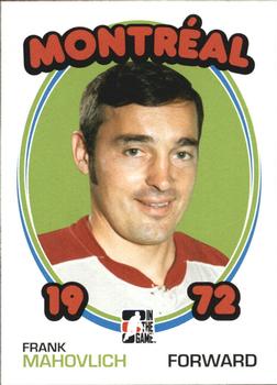 #11 Frank Mahovlich - Montreal Canadiens - 2009-10 In The Game 1972 The Year In Hockey