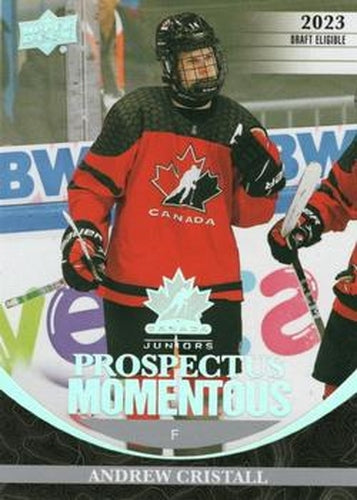 #PM-11 Andrew Cristall - Canada - 2023 Upper Deck Team Canada Juniors - Prospectus Momentous Hockey
