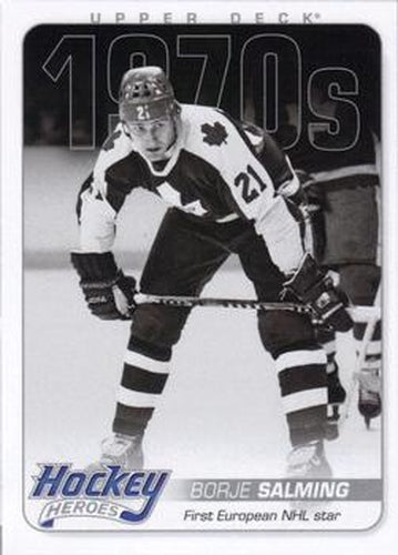 #HH37 Borje Salming - Toronto Maple Leafs - 2011-15 Upper Deck - Hockey Heroes