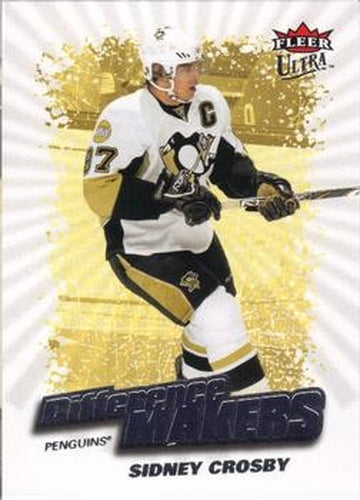 #DM11 Sidney Crosby - Pittsburgh Penguins - 2008-09 Ultra - Difference Makers Hockey