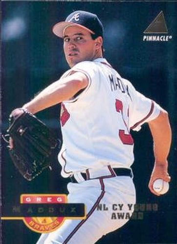 #11 Greg Maddux - Atlanta Braves - 1994 Pinnacle Baseball
