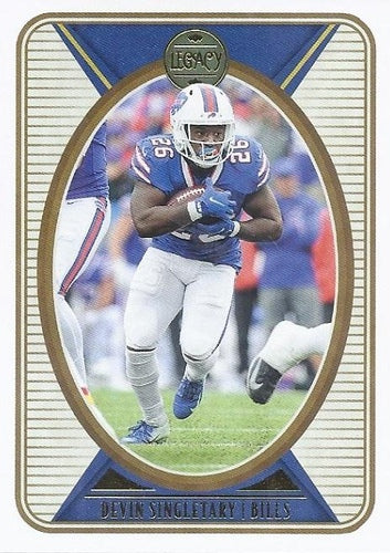 #11 Devin Singletary - Buffalo Bills - 2022 Panini Legacy Football