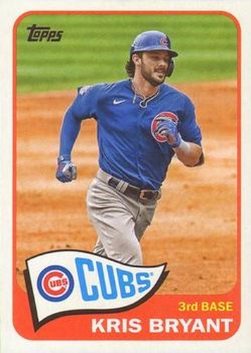 #T65-11 Kris Bryant - Chicago Cubs - 2021 Topps - 1965 Topps Redux Baseball