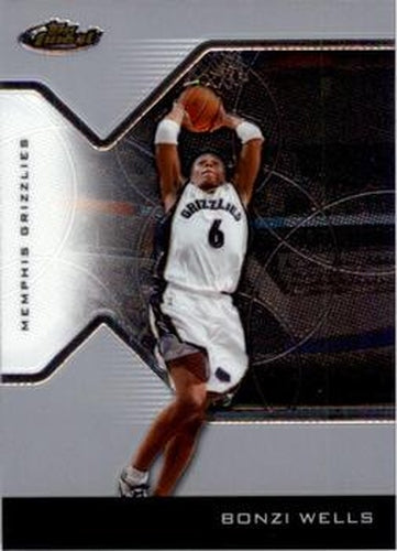 #11 Bonzi Wells - Memphis Grizzlies - 2004-05 Finest Basketball