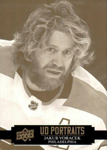 #P-11 Jakub Voracek - Philadelphia Flyers - 2021-22 Upper Deck - UD Portraits Hockey